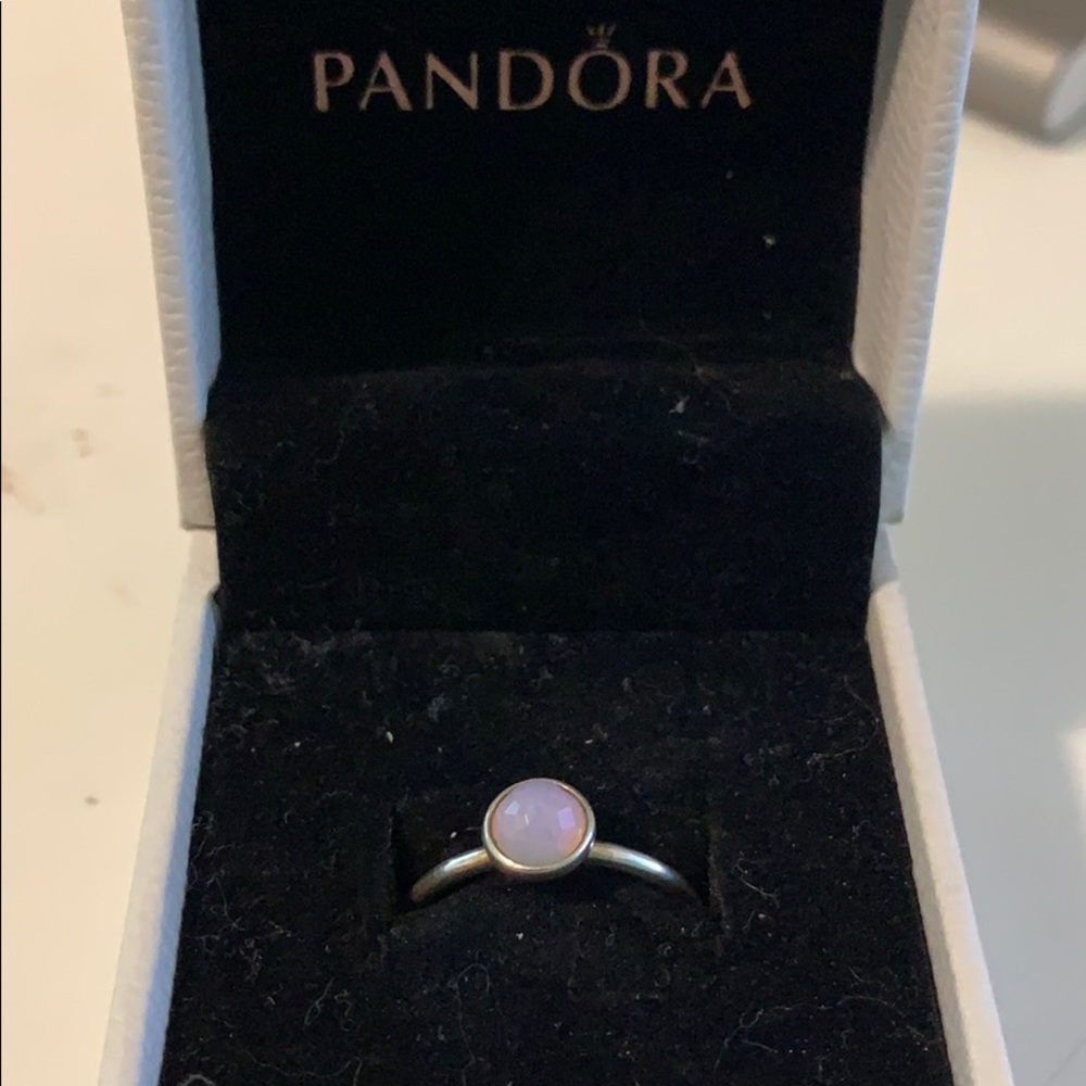 Pandora October birthstone ring